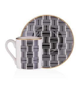 Gordion M00749 6 lı Kahve Fincan Takımı Monochrome V3
