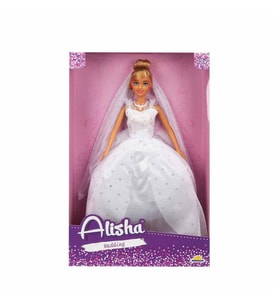 Nessiworld 3381 SUN-RST-SIS-Gelinlikli Manken Bebek Alisha 29 cm - Sunman