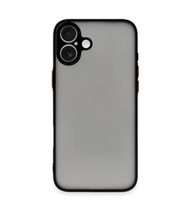 Apple İphone 16 Kılıf Montreal Silikon Kapak - Siyah