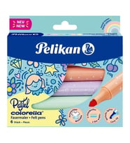 Pelikan Colorella Pastel 6lı Jumbo Keçeli Kalem P-818063