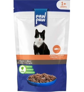 Paw Paw Kedi Yaş Maması Somonlu 85 Gr
