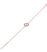 Nazar Boncuk Bileklik (Rose - Gold)