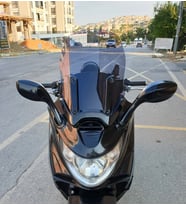 MOTOCAM Kymco Xciting 250 İ Ön Cam 2008-2012 Model 62cm Füme Renkli 4mm