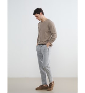 LCW Jeans Gri Straight Fit Erkek Jean Pantolon