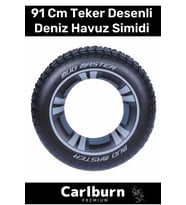 Özel Üretim Dayanıklı 80 kg 176 lbs 10+ Çocuk Yetişkin Genç 91 Cm Teker Lastik Desenli Deniz Simit