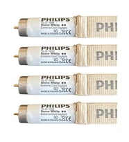 Philips 18W Snow White 12000K (Beyaz Işık) G13 Duylu Floresan (4 Adet)