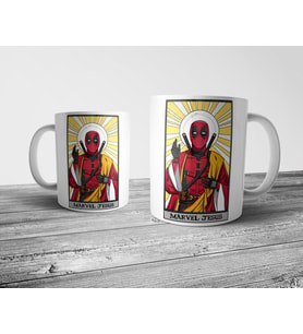 Pixxa Deadpool Marvel Jesus Kupa Bardak Model 1