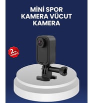Vlog, Seyahat Günlük Video Çekimleri İçin Mini Kamera