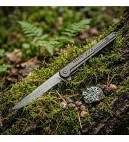 Knivox Sibiya Company Özel Tasarım İnce Gövde Katlanır Bıçak - Yüksek Karbonlu Çelik