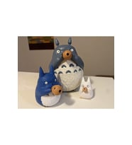 Totoro Ailesi Boyalı Figürü 3'lü Set