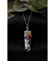 Ay Taşı Hayat Ağacı Kolye (Karışık)