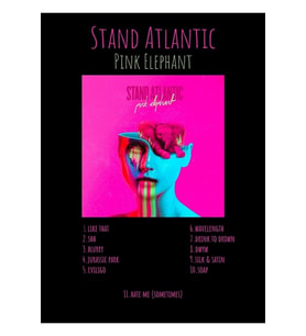 Stand Atlantic - O Günler Geçti - Albüm Tracklıst Logo Tablo Ahşap Poster Dekoratif