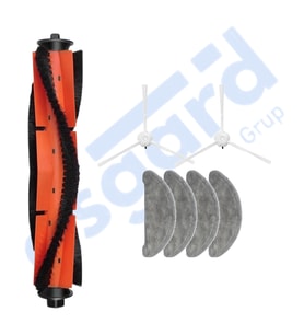 Roidmi Eve - Eve Plus Uyumlu 1 Ana Fırça 2 Yan Fırça 4 Mop PKT-iasgf0000643