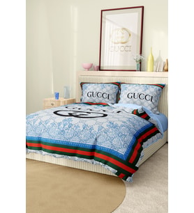 Marcalanya Çift Kişilik Nevresim Takımı Pamuklu Saten Kumaş 6 Parça 3D Dijital Baskı Duvet Cover Set Model.
