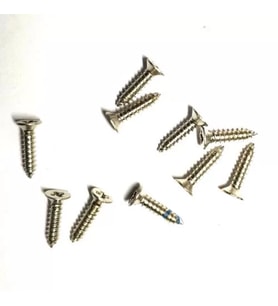 Klips, Menteşe, Ayak, Ağaç, Sunta Vidası 2,2x9,5mm - Nikel 100 Adet
