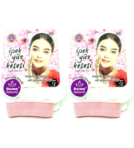 Derma Naturel İpek Yüz Kesesi MS-31 (2 Li Set)