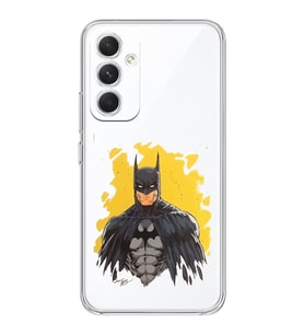 Samsung Galaxy A54 Uyumlu Batman Tasarımlı Şeffaf Telefon Kılıfı