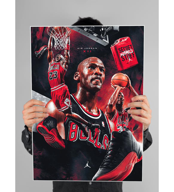 Michael Jordan Poster 60x90cm NBA Air Jordan Afiş - Kalın Poster
