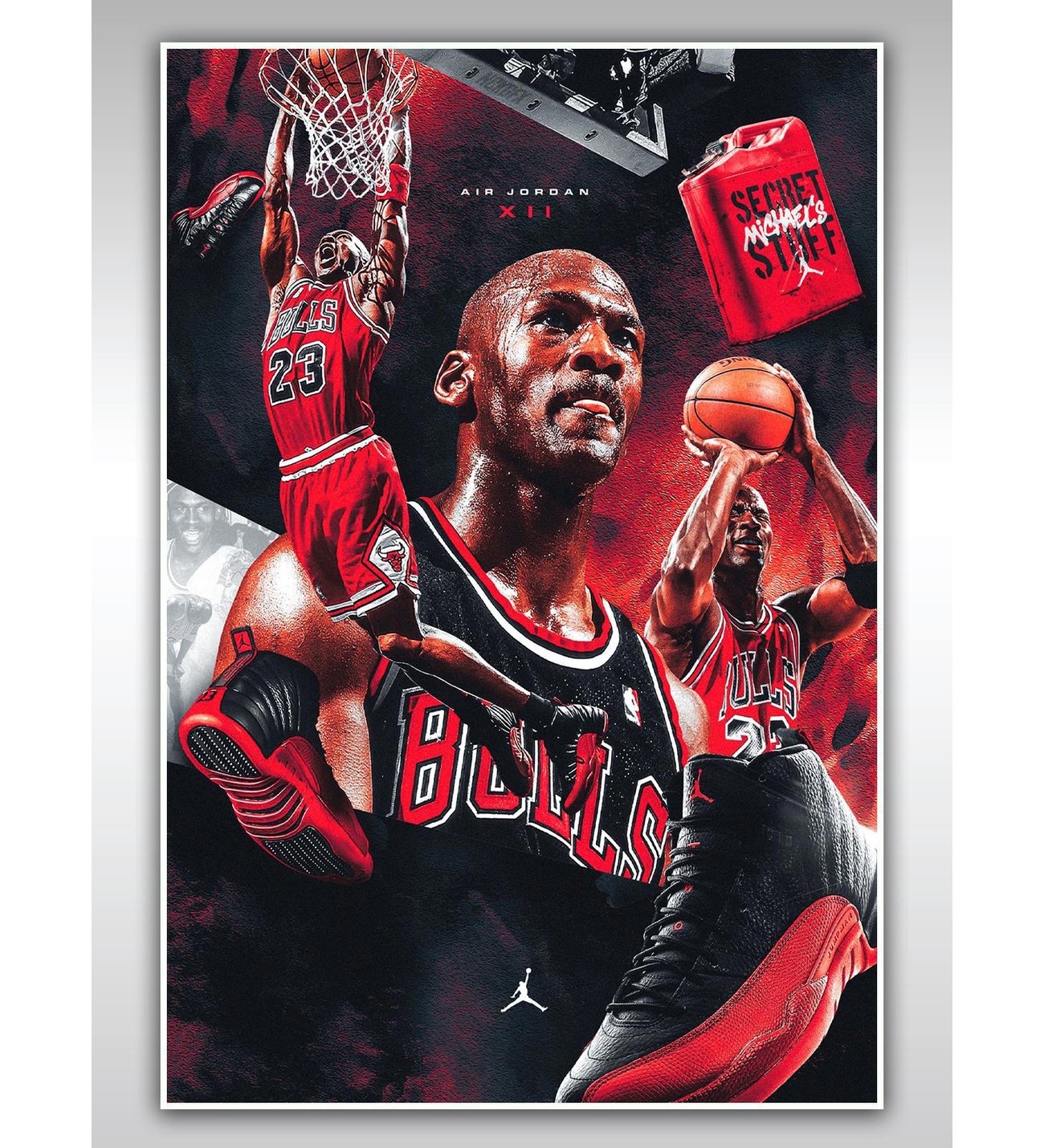 Michael Jordan Poster 60x90cm NBA Air Jordan Afiş - Kalın Poster