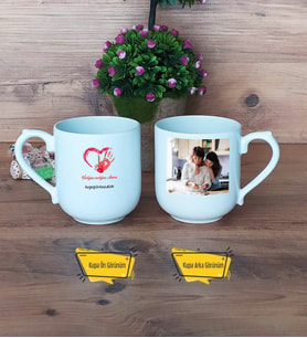 Anneye Hediye Kupa Bardak Oval Fotoğraflı Anneler Günü Hediyesi