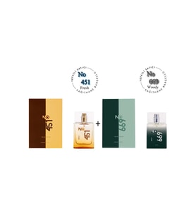 No: 451 + No:669 Unisex Parfüm Edp 50 ml Fresh / Woody - Mnms50no451669 (Standart)