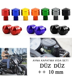 Xmax Ironmax Techmax 2018-2024 Forza 250 Ayna Boşluk Kapatıcı Vida Seti Siyah