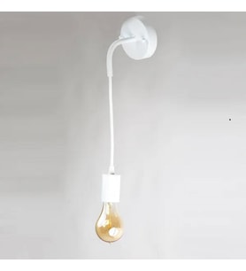 RİOLİGHT MODERN2,VİNTAGE2,RUSTİK2,BEYAZ 1XE27 DUYLU METAL DUVAR APLİK