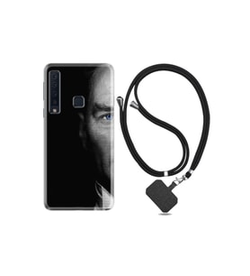 Samsung Galaxy A9 2018 Kılıf Desenli Silikon Ipli Boyun Askılı Atatürk Portre 3 1331