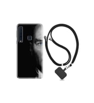 Samsung Galaxy A9 2018 Kılıf Desenli Silikon Ipli Boyun Askılı Atatürk Portre 3 1331