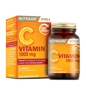 Nutraxin Vitamin C 1000 mg Takviye Edici Gıda 30 Tablet