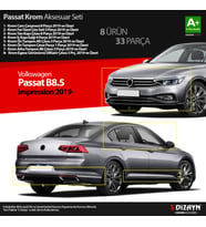 VW Passat B8.5 Impression Krom Aksesuar Seti 33 Parça 2019-2023 A+Kalite