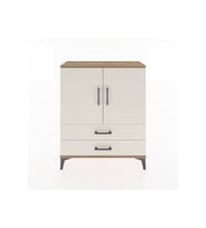 Arges Şifonyer 2 Raflı 2 Çekmeceli 2 Kapaklı 88x30x106 Çam-Aytaşı