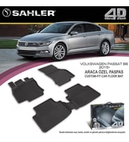 Volkswagen Passat B8 Havuzlu Paspas 4,5D Sahler 2015 Sonrası