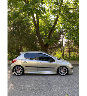 peugeot 207 marşpiyel takımı - plastik