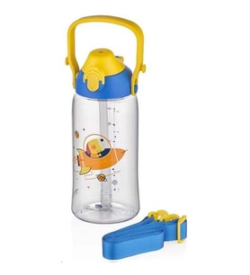 UZSPACE MATARA TRITAN PİPETLİ 2203 730 ML SUNSHINE ORANGE