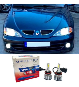 Renault Megane 1 Led Xenon Uzun Far Ampulü H1 Duo Yeni Seri Beyaz