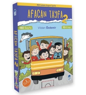 AFACAN TAYFA 2 SET ( 10 KİTAP ) - VİLDAN ÖZDEMİR - MAVİ KİRPİ YAYINLARI (Karışık)