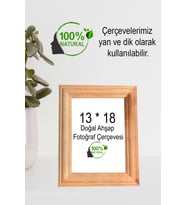 13*18 Tekli Çerçeve (Akçaağaç Rengi )
