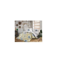 Kingsize Poplin Nevresim Amanda Sarı