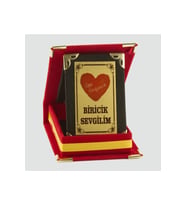 Biricik Sevgilim Plaketi