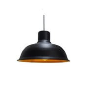 MYLİGHTS RETRO METAL SARKIT AVİZE SİYAH  İÇİ ALTIN