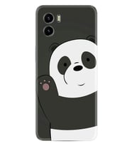 Vivo Y15S Y32 Y33S Y51 Y53S Kılıf Desemli Silikon Hello Panda 1709