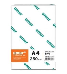 Umur Gramajlı Kağıt A4 250Gr 125Li Belge Basım