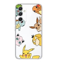 Samsung S24 PLUS Uyumlu Pokemon Tüm Karakterler Tasarımlı Şeffaf Telefon Kılıfı