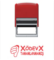 Ödev Tamamlanmamış Öğretmen Kaşesi (Kırmızı)
