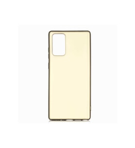Samsung Galaxy Note 20 Uyumlu Kılıf Zore Premier Silikon Kapak (Gold)