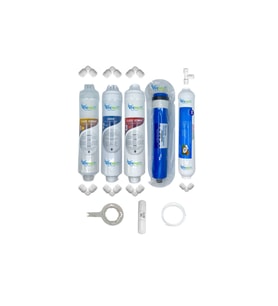 PWS Kapalı Kasa Su Arıtma Cihazlarına uygun Eco  5li reverse osmosis mebran tatlandırıcı set