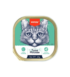 Wanpy Ton Balıklı Alutray Kedi Konserve 40 gr