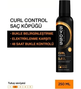 Lexroo Styling Curl Control- Bukle Belirginleştirici Köpük, 250 Ml