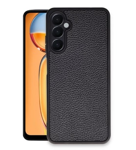 Newface Samsung Galaxy A05S Kılıf Aras Deri Kapak - Siyah